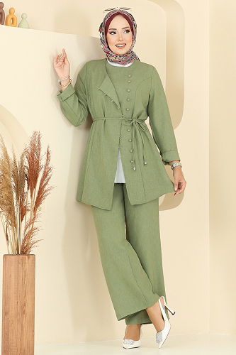 moda selvim Combined 2720SL432 Almond Green - Thumbnail