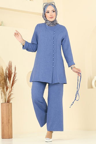 moda selvim طقم ازرق 2720SL432 - Thumbnail