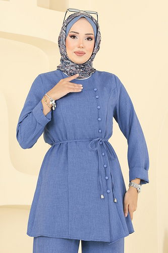 moda selvim طقم ازرق 2720SL432 - Thumbnail