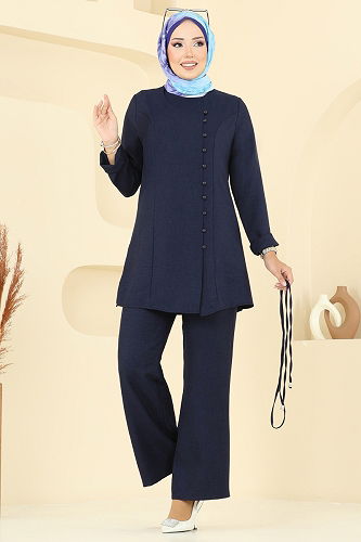 moda selvim طقم كحلي 2720SL432 - Thumbnail