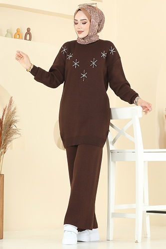 moda selvim Combined 2721AYD574 Brown - Thumbnail