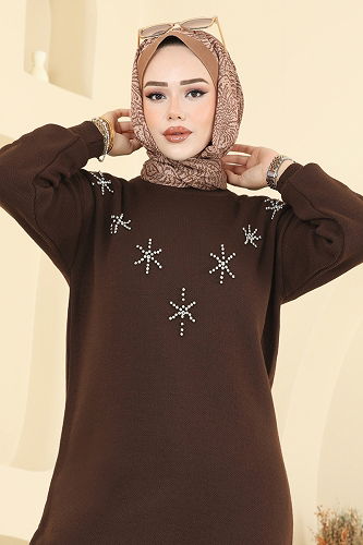 moda selvim Combined 2721AYD574 Brown - Thumbnail