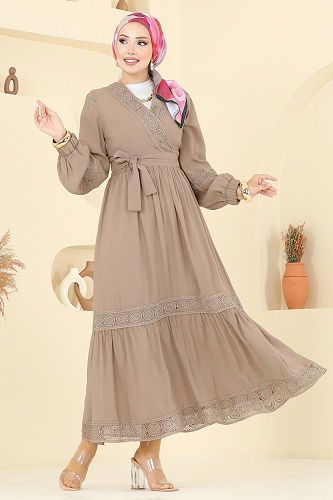 moda selvim طقم بيج 2721SL432 - Thumbnail