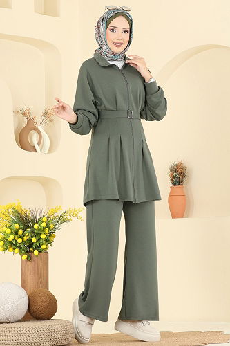 moda selvim Combined 2722AYD574 Khaki - Thumbnail