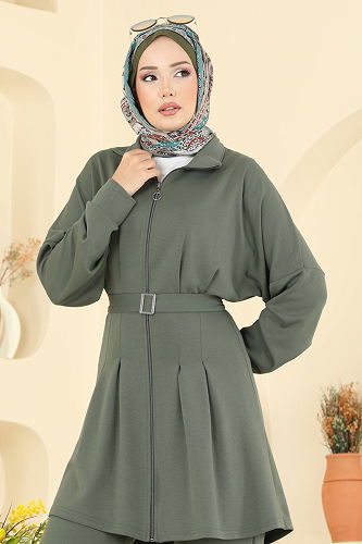 moda selvim Combined 2722AYD574 Khaki - Thumbnail