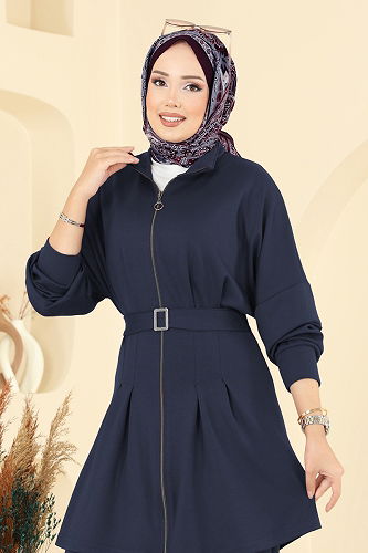 moda selvim Combined 2722AYD574 Navy Blue - Thumbnail