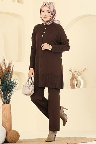 moda selvim Combined 2723AYD574 Brown - Thumbnail