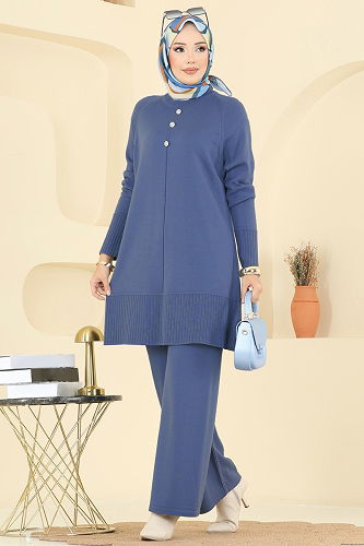 moda selvim Combined 2723AYD574 Indigo - Thumbnail