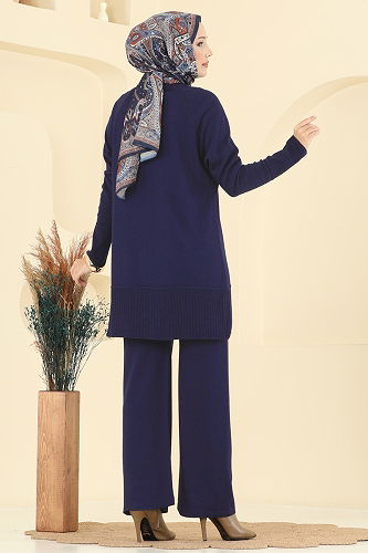 moda selvim Combined 2723AYD574 Navy Blue - Thumbnail