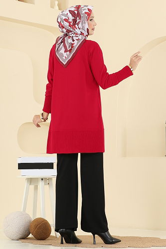 moda selvim Combined 2723AYD574 Red & Black - Thumbnail