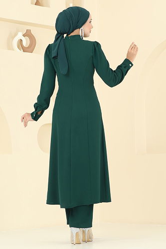 moda selvim طقم زيتي 2723SL432 - Thumbnail