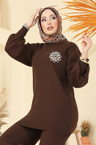 moda selvim Combined 2724AYD574 Brown - Thumbnail