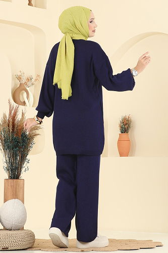 moda selvim Combined 2724AYD574 Navy Blue - Thumbnail