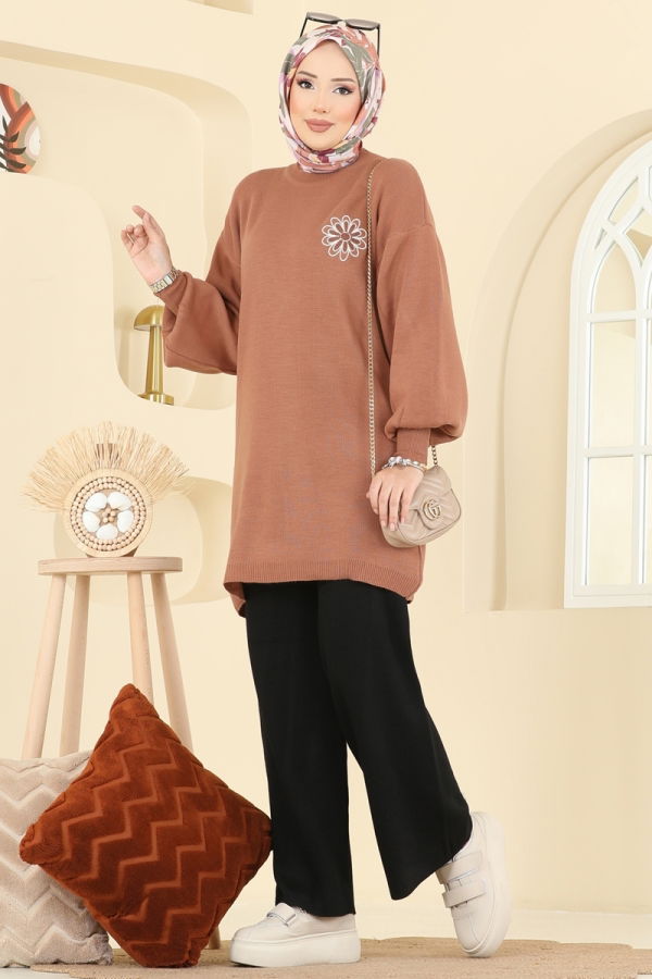 Modaselvim الاطقم طقم نحاسي فاتح 2724AYD574