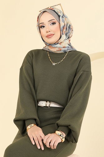 moda selvim Combined 2725AYD574 Khaki - Thumbnail