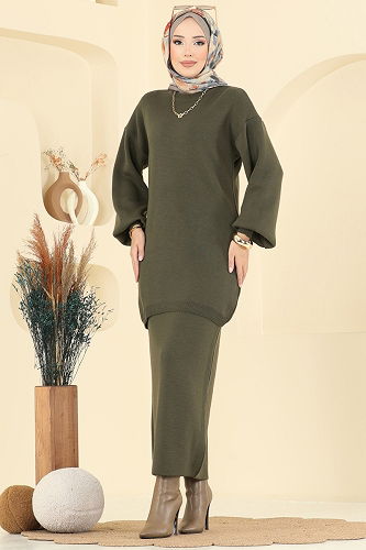 moda selvim Combined 2725AYD574 Khaki - Thumbnail