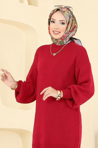 moda selvim Combined 2725AYD574 Red & Black - Thumbnail