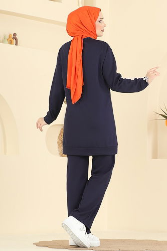 moda selvim Combined 2726AYD574 Navy Blue - Thumbnail