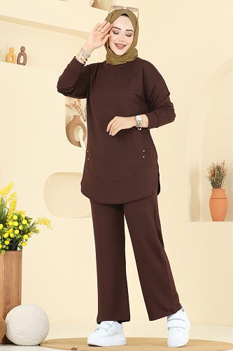 moda selvim Combined 2728AYD574 Dark Brown - Thumbnail