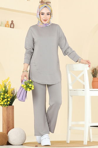 moda selvim Combined 2728AYD574 Gray - Thumbnail