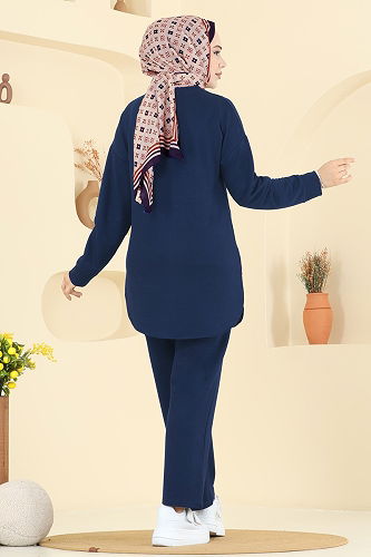 moda selvim Combined 2728AYD574 Light Navy Blue - Thumbnail