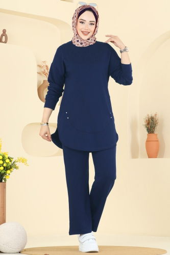 A.Y.D. - Combined 2728AYD574 Light Navy Blue