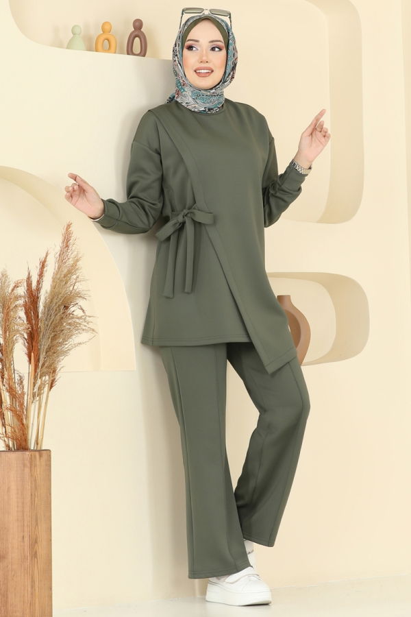 Modaselvim Hijab Combinations Combined 2728SL432 Khaki