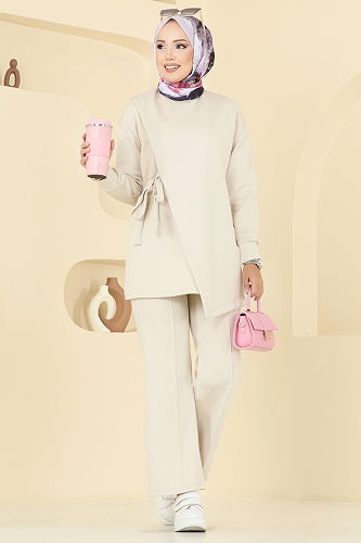 moda selvim طقم بيج 2728SL432 - Thumbnail