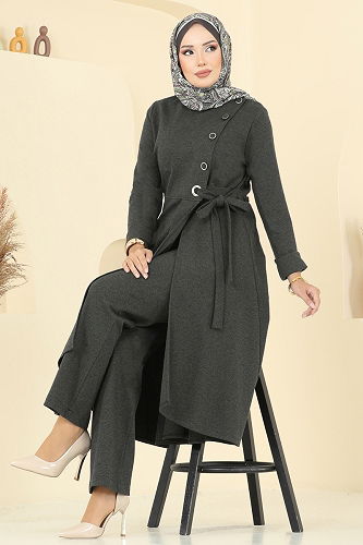 moda selvim طقم اخضر عفني 2729SL432 - Thumbnail