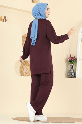 moda selvim Combined 2730AYD574 Burgundy - Thumbnail