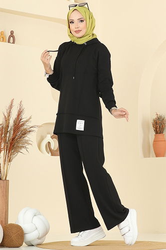 moda selvim طقم أسود 2730SL432 - Thumbnail