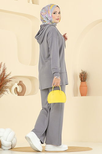 moda selvim طقم رمادي 2730SL432 - Thumbnail