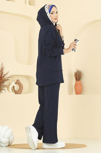 moda selvim طقم كحلي 2730SL432 - Thumbnail