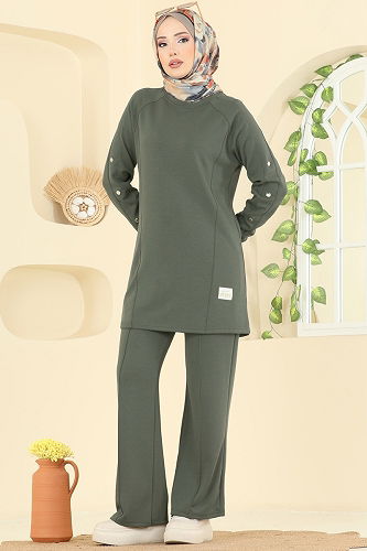 moda selvim Combined 2731AYD574 Khaki - Thumbnail