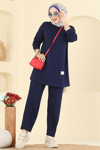 moda selvim Combined 2732AYD574 Navy Blue - Thumbnail