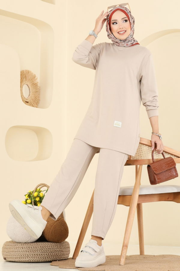 Modaselvim الاطقم طقم بيج 2732AYD574