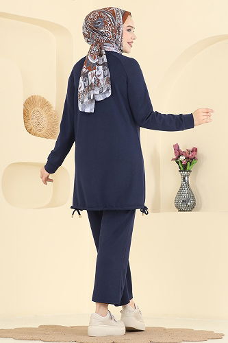 moda selvim Combined 2733AYD574 Navy Blue - Thumbnail