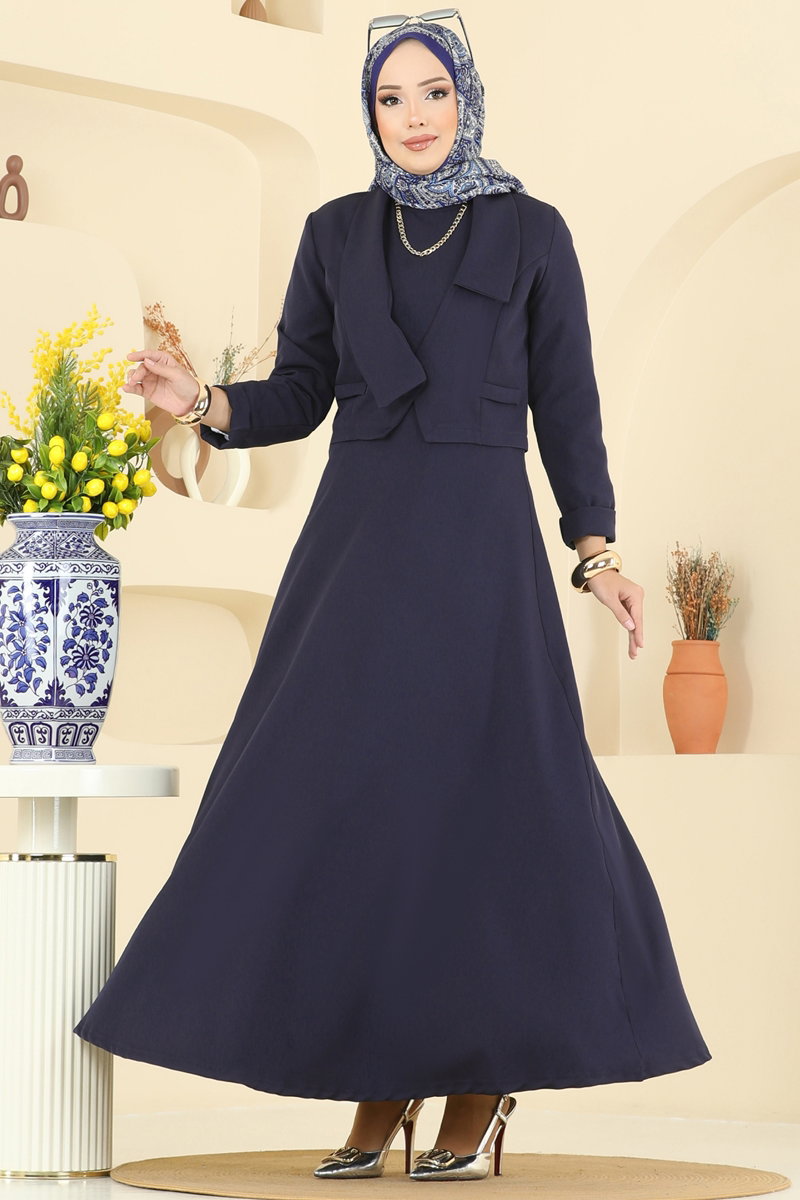 Combined 2735SL432 Navy Blue - Moda Selvim