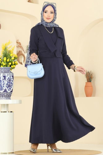 S.L. - Combined 2735SL432 Navy Blue