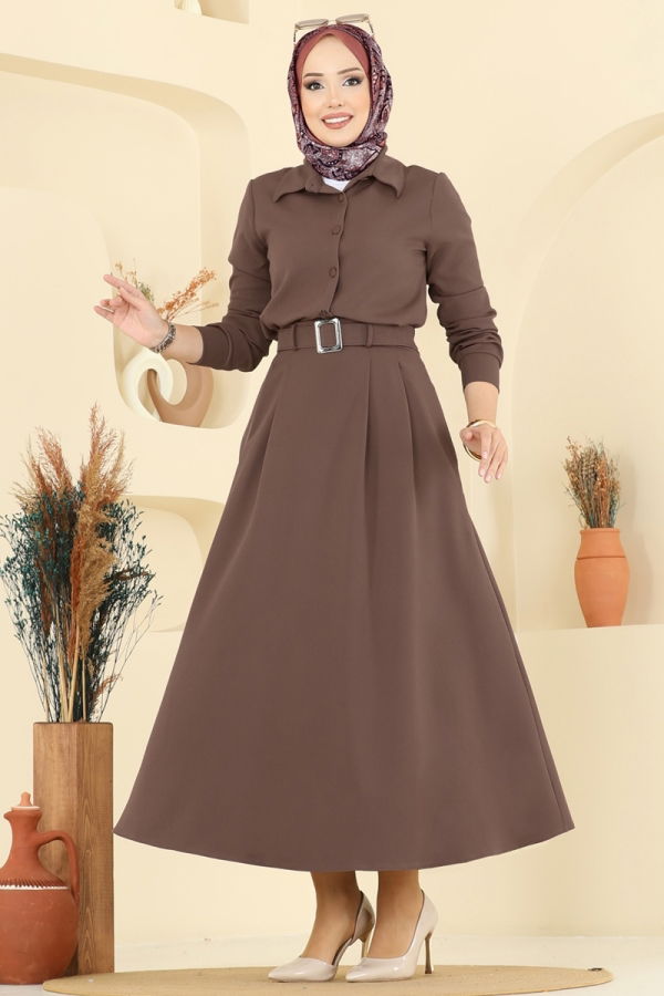 Modaselvim الاطقم طقم بني 2736SL432