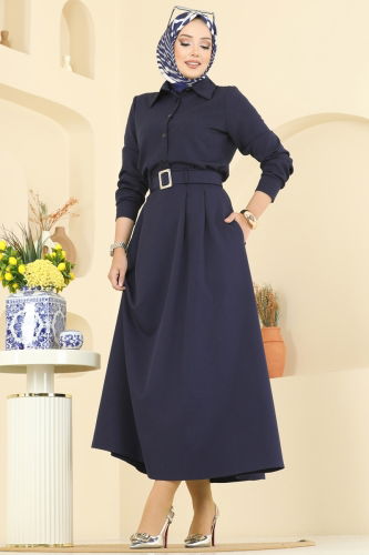 S.L. - Combined 2736SL432 Navy Blue