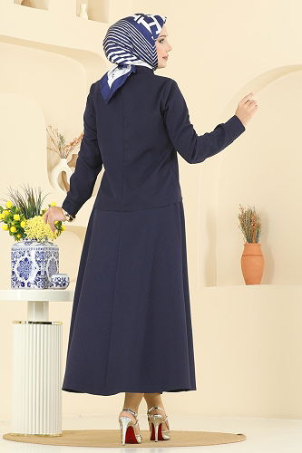 moda selvim Combined 2736SL432 Navy Blue - Thumbnail