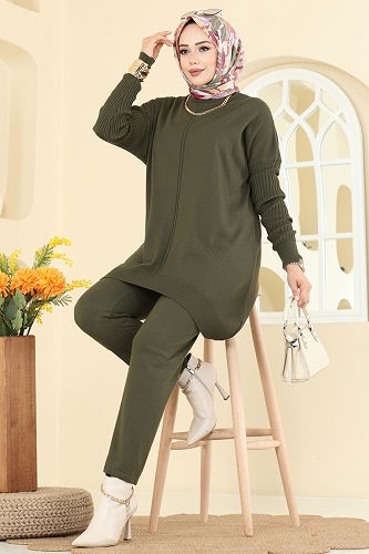 moda selvim Combined 2737AYD574 Khaki - Thumbnail