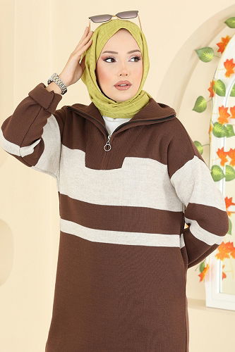 moda selvim Combined 2738AYD574 Brown - Thumbnail