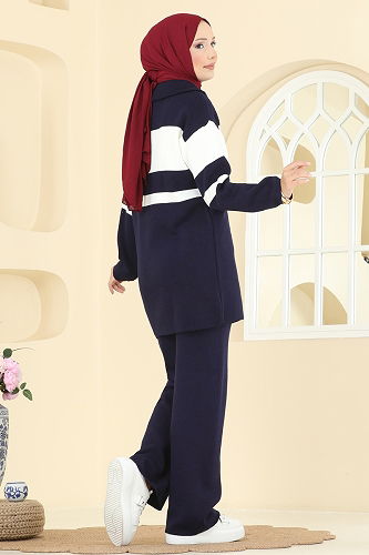 moda selvim Combined 2738AYD574 Navy Blue - Thumbnail