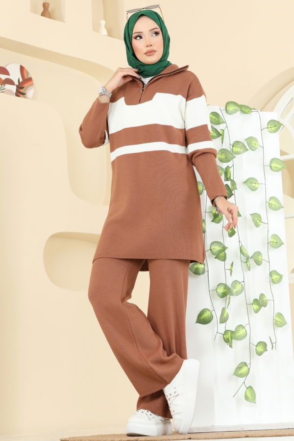 Modaselvim الاطقم طقم نحاسي فاتح 2738AYD574