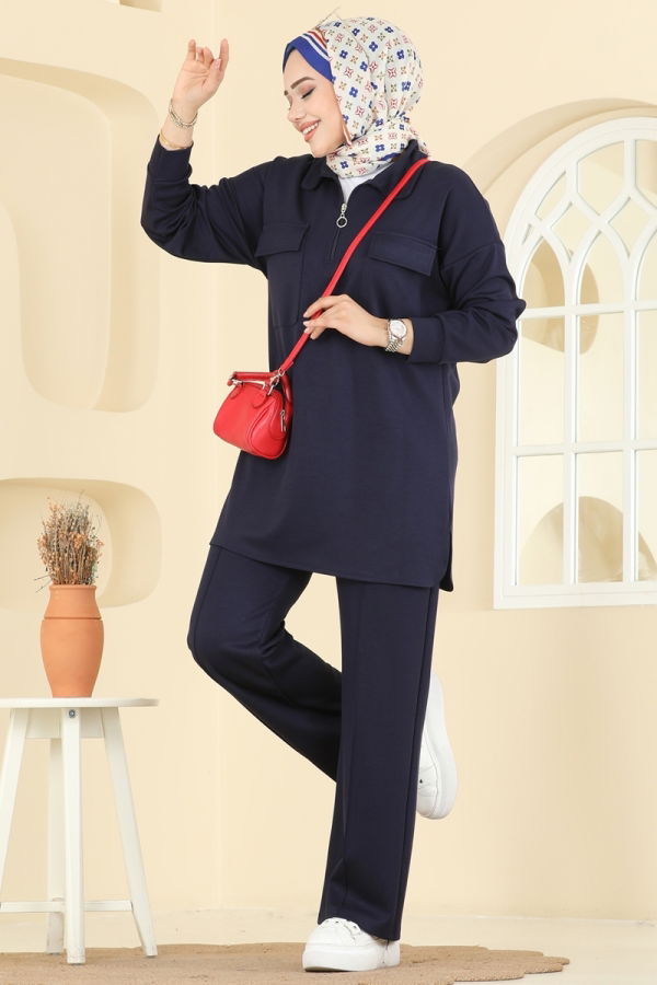 Modaselvim الاطقم طقم كحلي 2739AYD574