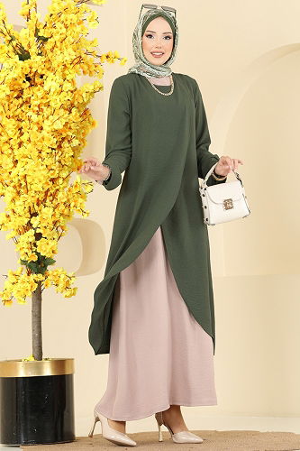 moda selvim Combined 2742SL432 Khaki&Vision - Thumbnail