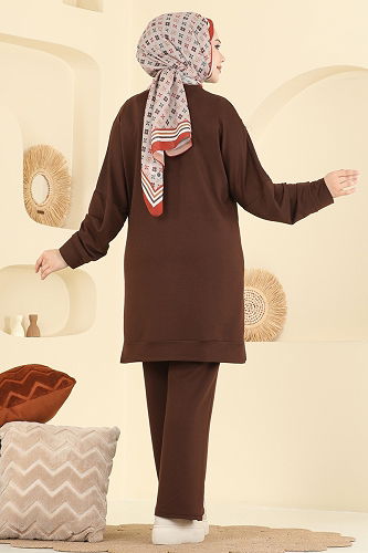moda selvim Combined 2744AYD574 Brown - Thumbnail