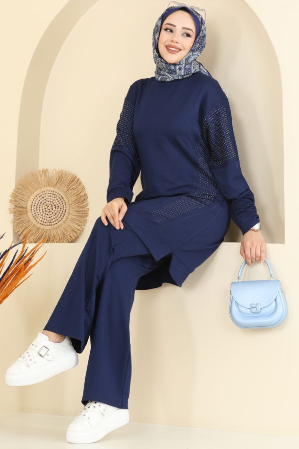 Modaselvim الاطقم طقم كحلي 2744AYD574